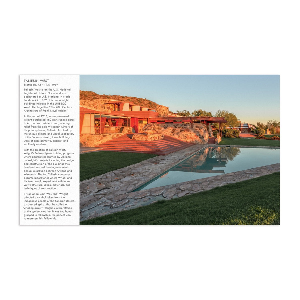 Frank Lloyd Wright: Taliesin and Taliesin West 500 Piece Double-Sided Puzzle - Just Fabulous Palm Springs