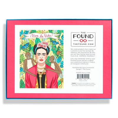 Jigsaw Puzzle: Viva La Vida Frida Kahlo Puzzle