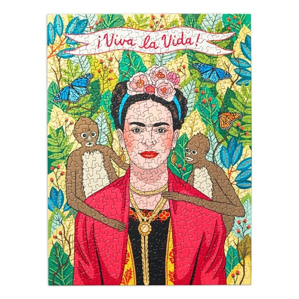 Jigsaw Puzzle: Viva La Vida Frida Kahlo Puzzle - Just Fabulous Palm Springs