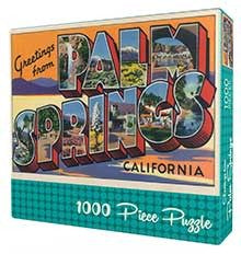 Greetings from Palm Springs Retro Jigsaw Puzzle - Just Fabulous Palm Springs