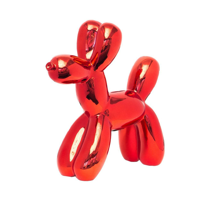 Ceramic Dog Bank  - Red 12"