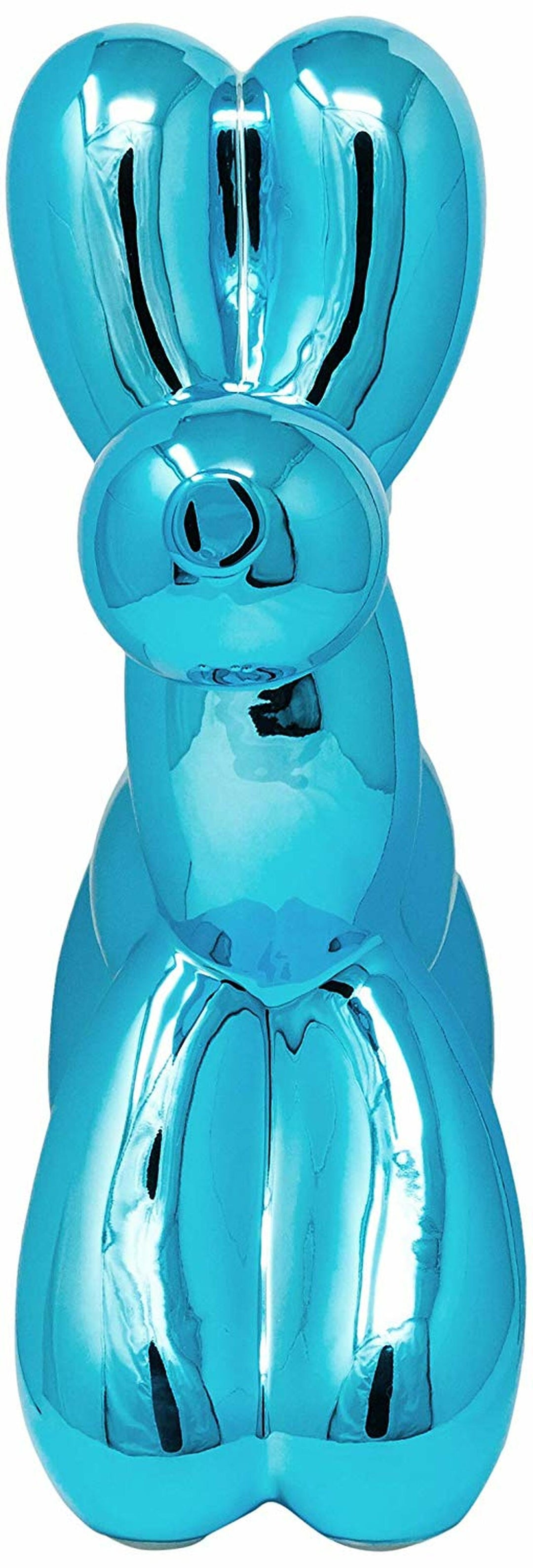 Ceramic Dog Bank  - Blue 12"
