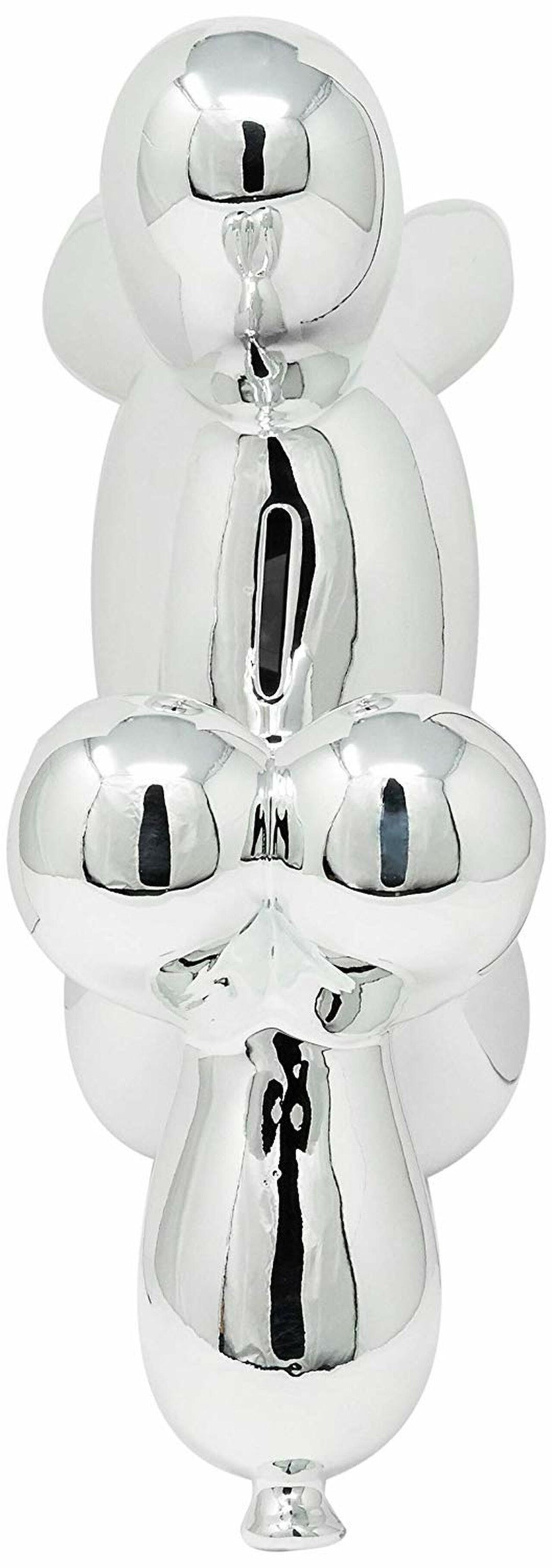 Ceramic Dog Bank - Silver 12"