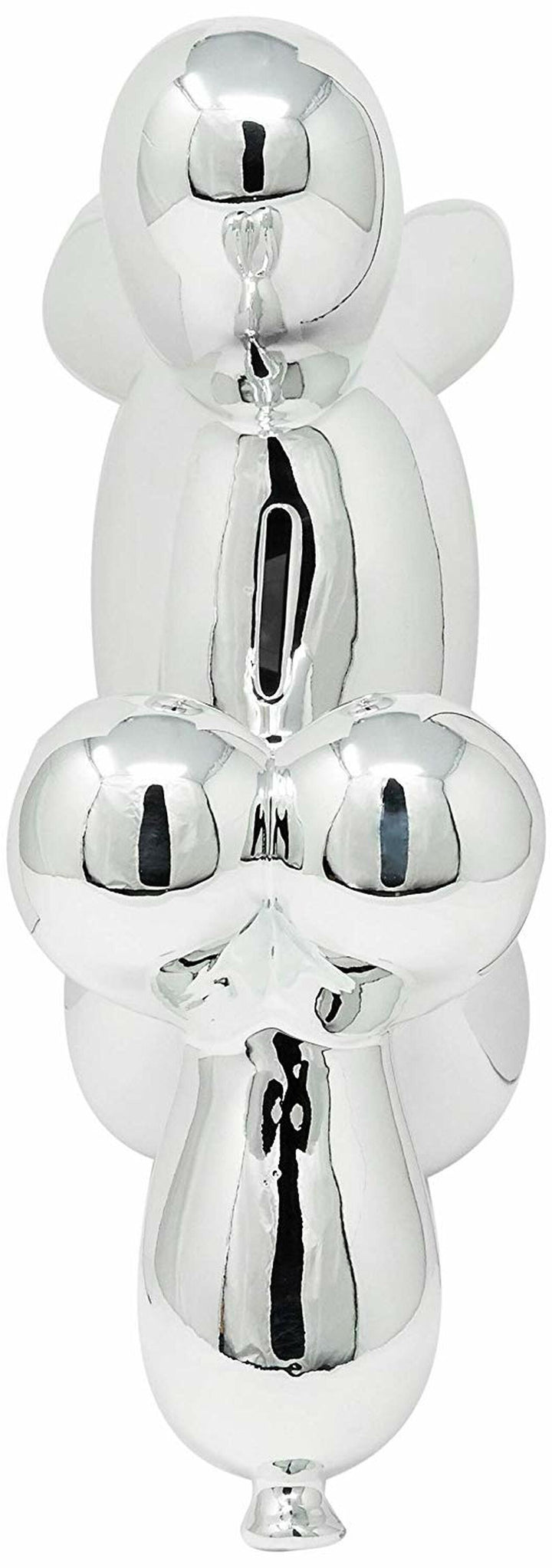 Ceramic Dog Bank - Silver 12"