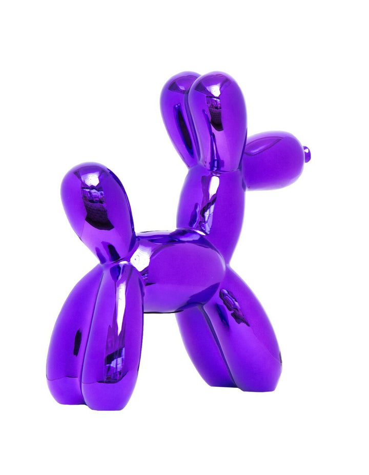 Ceramic Dog Bank  - Purple 12"