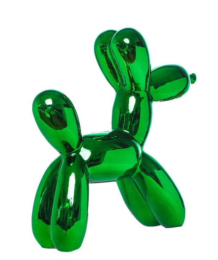 Ceramic Dog Bank  - Kelly Green 12"