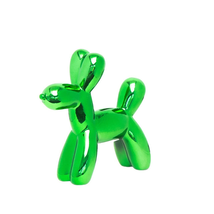 Mini Ceramic Dog Bank - Kelly Green 7.5"