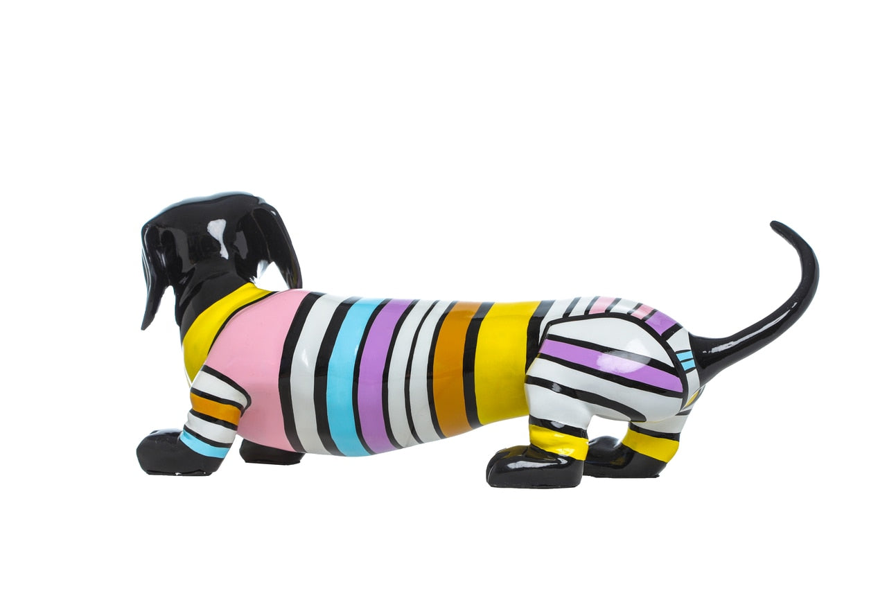 Dachshund with Color Stripe - Standing 19" Long