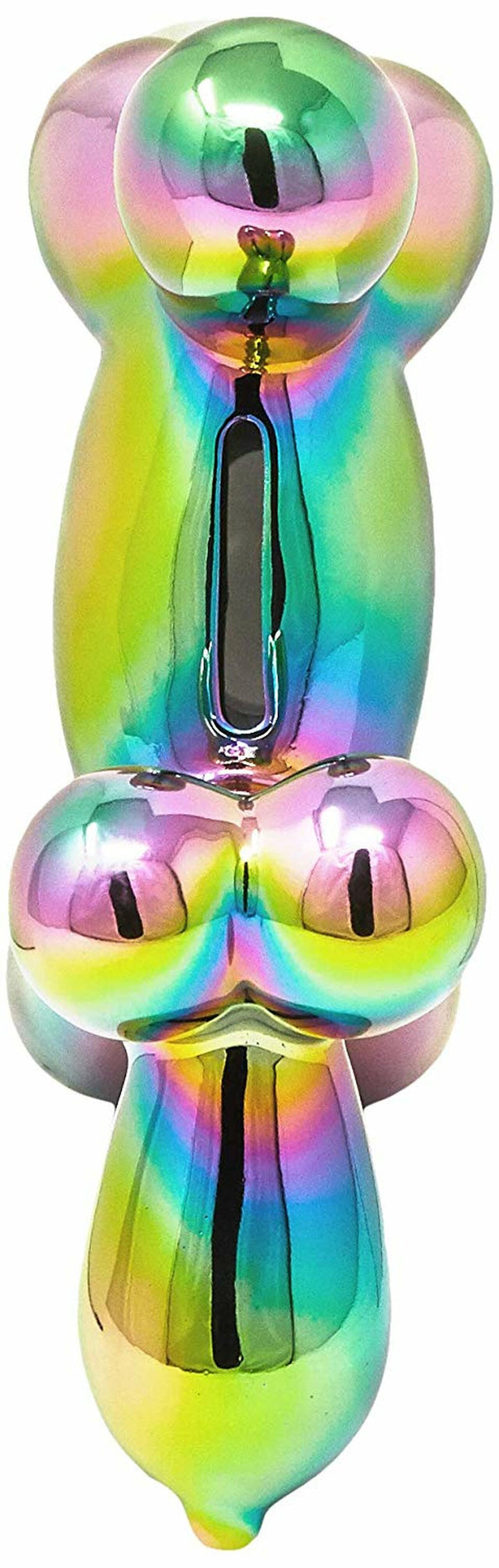 Mini Ceramic Dog Bank - Iridescent 7.5"