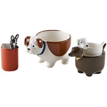 Dog Measuring Cups - Ceramic