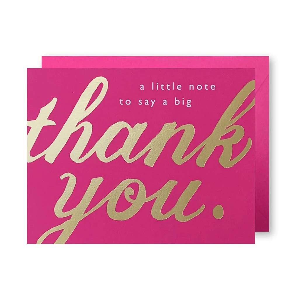 Big Thank You Greeting Card