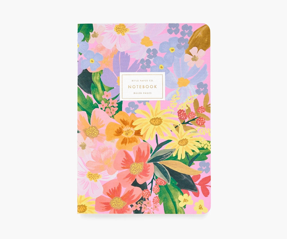 Marguerite Stitched Notebook Set