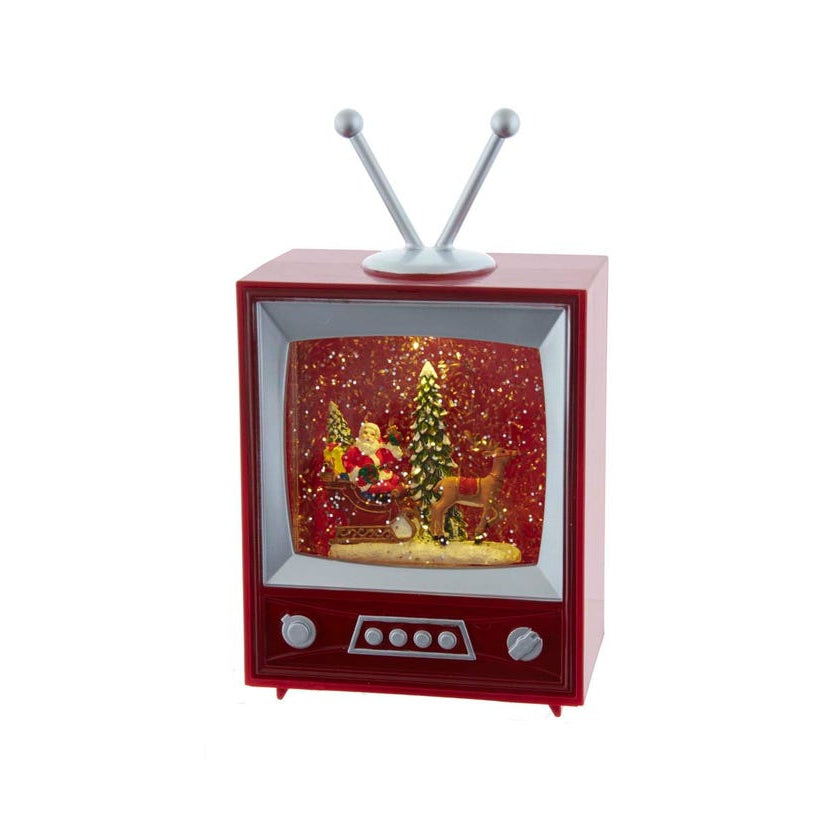 Santa and Sleigh Musical Water Television