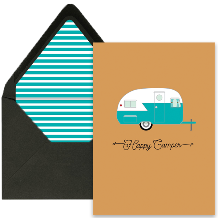 Happy Camper Greeting Card