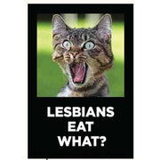 Lesbians Eat What? Cat Magnet - Just Fabulous Palm Springs