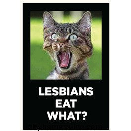 Lesbians Eat What? Cat Magnet - Just Fabulous Palm Springs