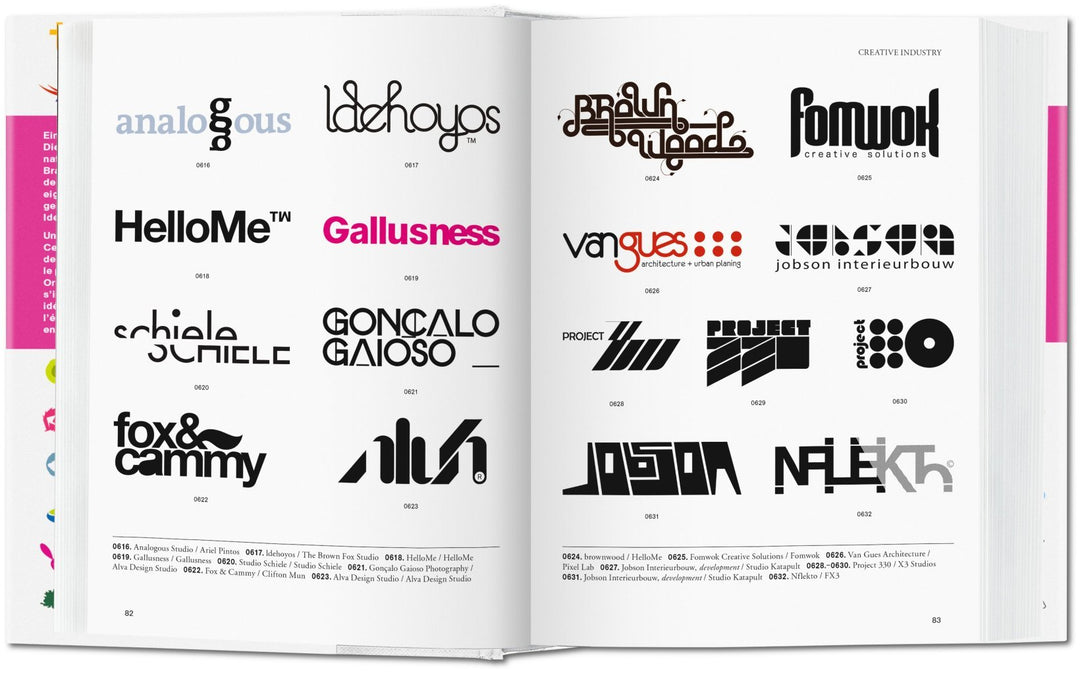 BU Hardcover: Logo Design Pink