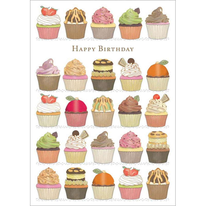 Cupcakes Birthday Card
