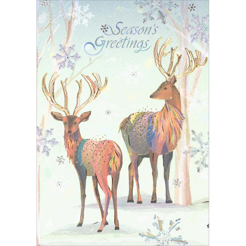 Two Reindeer Holiday Card