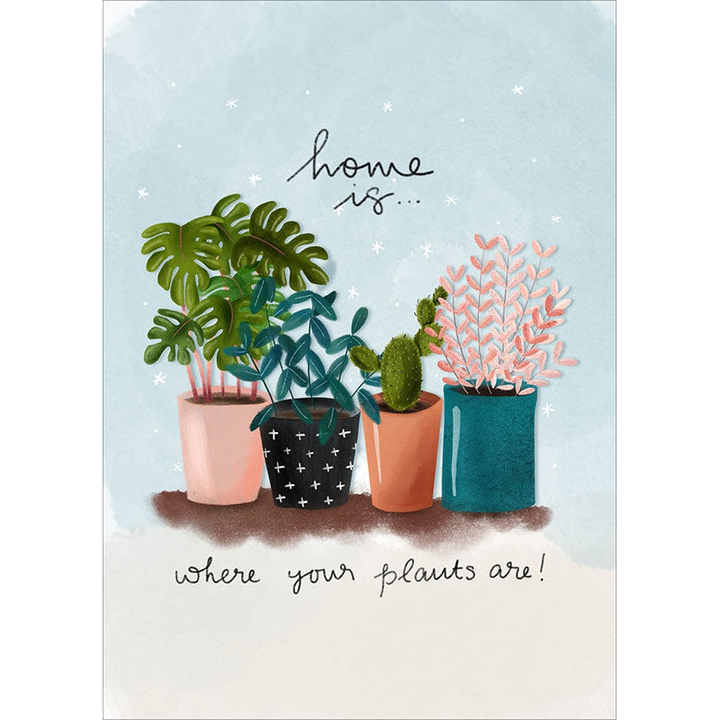 Plants - New Home Card