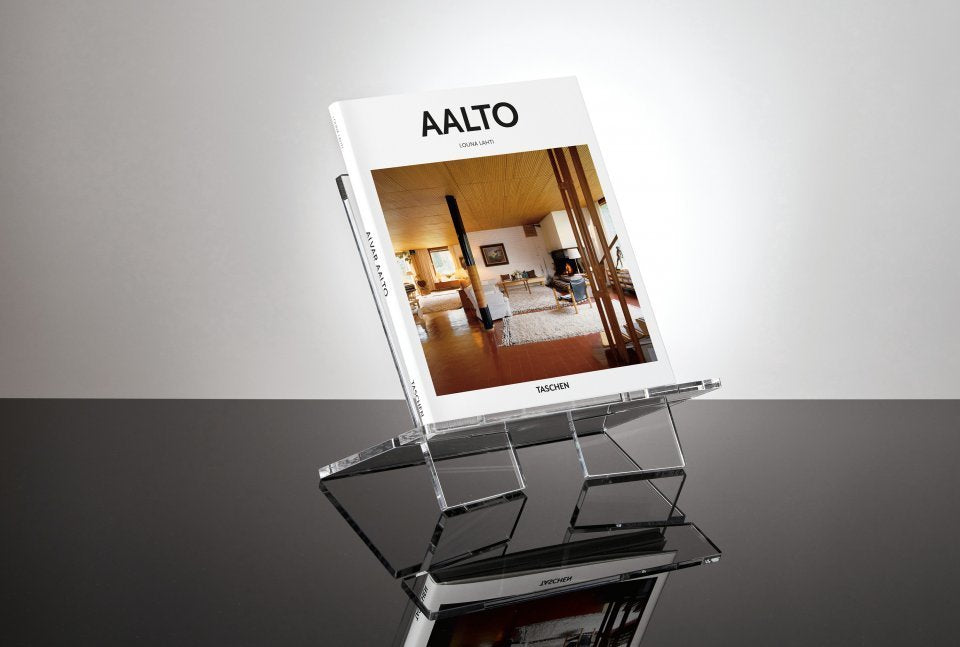 TASCHEN's Clear Acrylic Bookstand - Medium - Just Fabulous Palm Springs