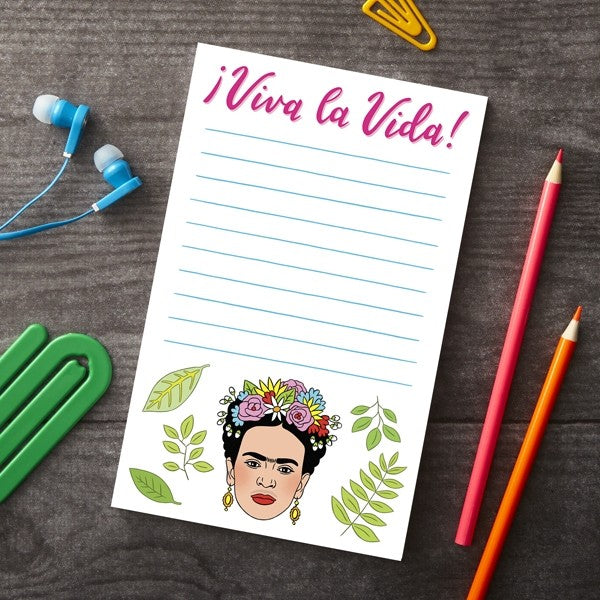 Notepad: Frida Kahlo Viva La Vida