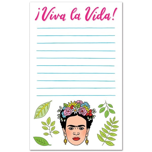 Notepad: Frida Kahlo Viva La Vida