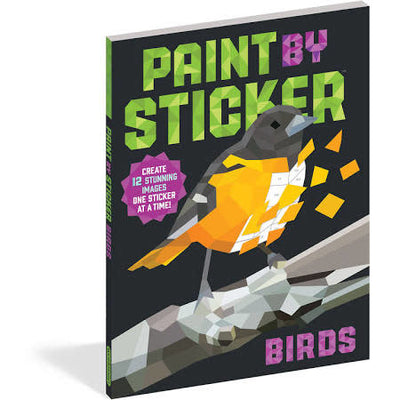 Paint By Stickers: Birds activity book