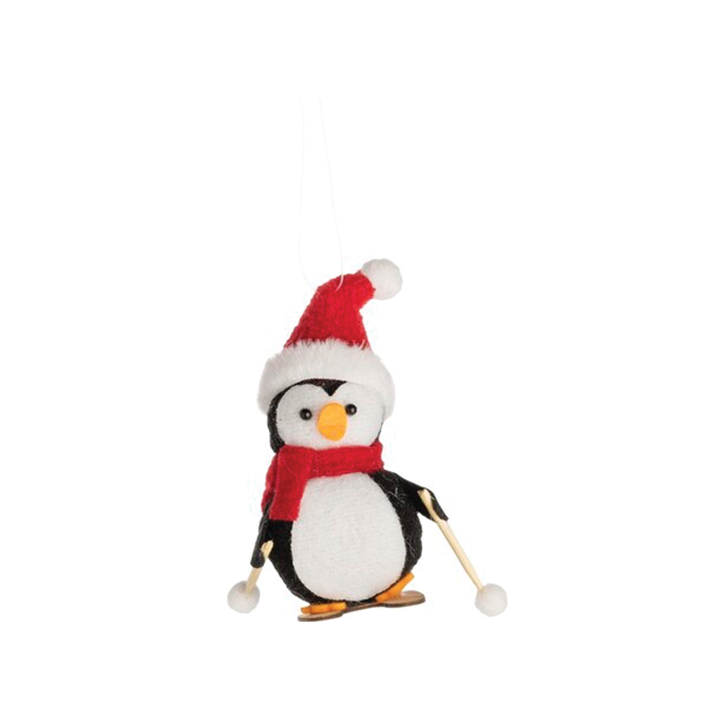 Skiing Penguin Ornament