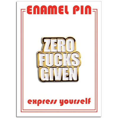 Zero Fucks Given Pin pin