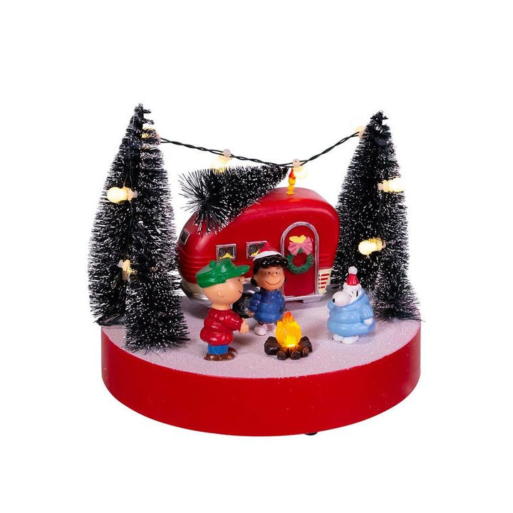 Peanuts© Battery-Operated Led Musical Camper Table Piece