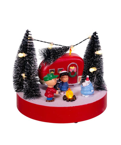 Peanuts© Battery-Operated Led Musical Camper Table Piece