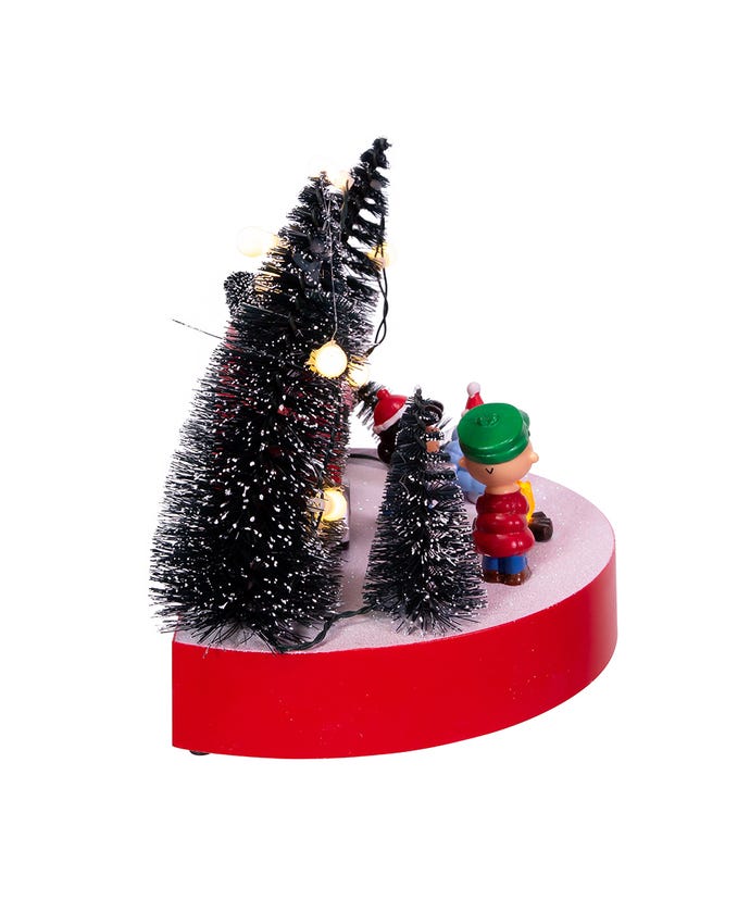 Peanuts© Battery-Operated Led Musical Camper Table Piece