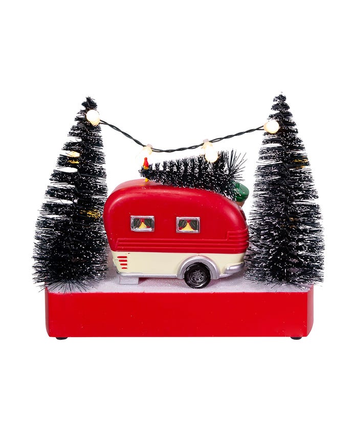 Peanuts© Battery-Operated Led Musical Camper Table Piece