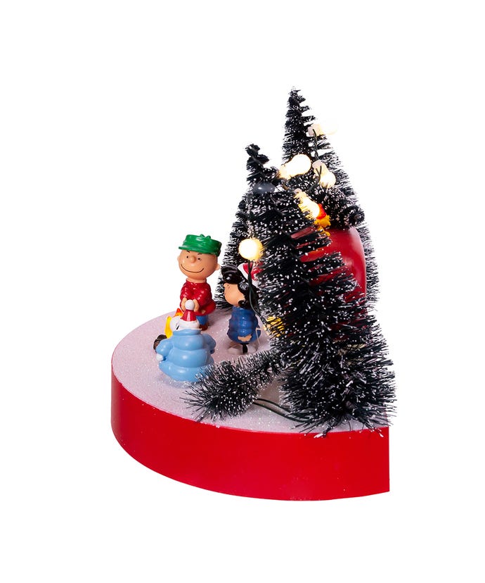 Peanuts© Battery-Operated Led Musical Camper Table Piece