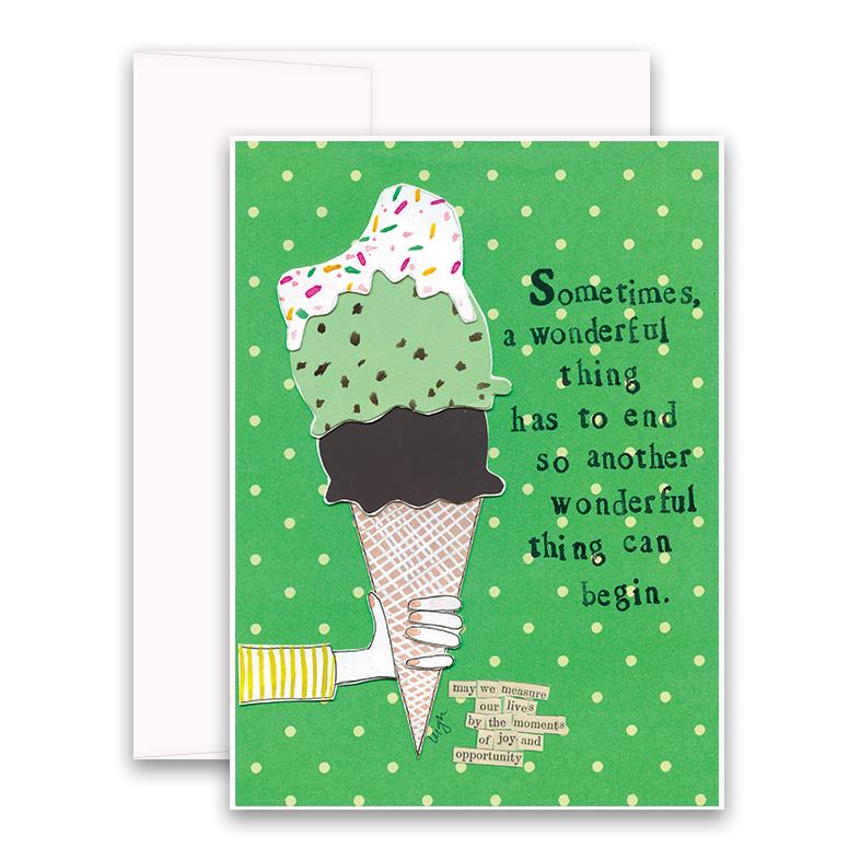 Wonderful Things greeting card