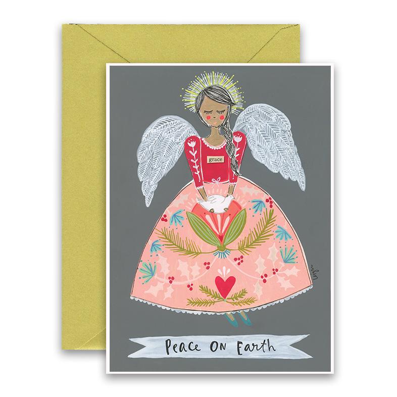 Peace On Earth Holiday Card - Just Fabulous Palm Springs