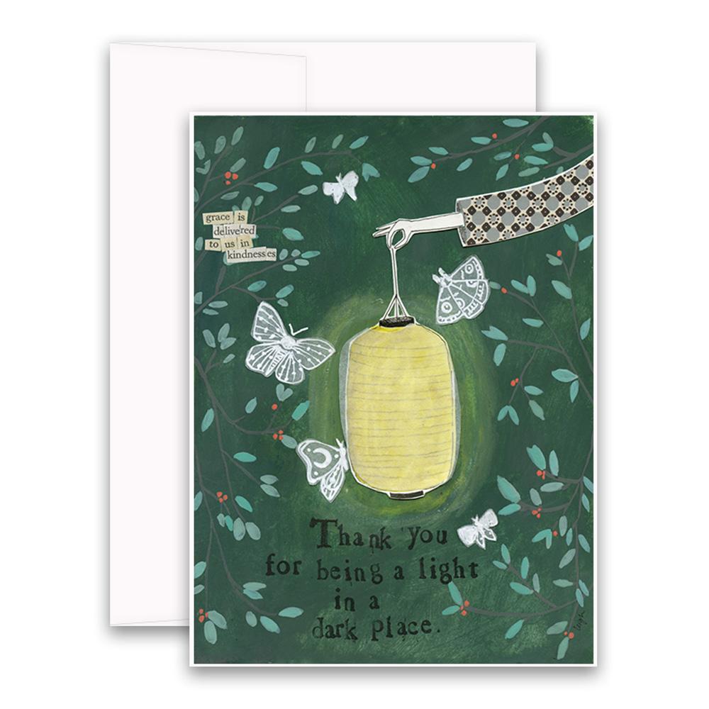 Light In The Dark greeting card