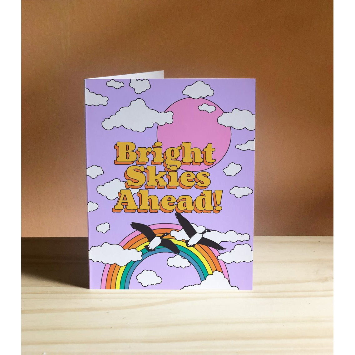 Bright Skies Ahead Greeting Card - Just Fabulous Palm Springs