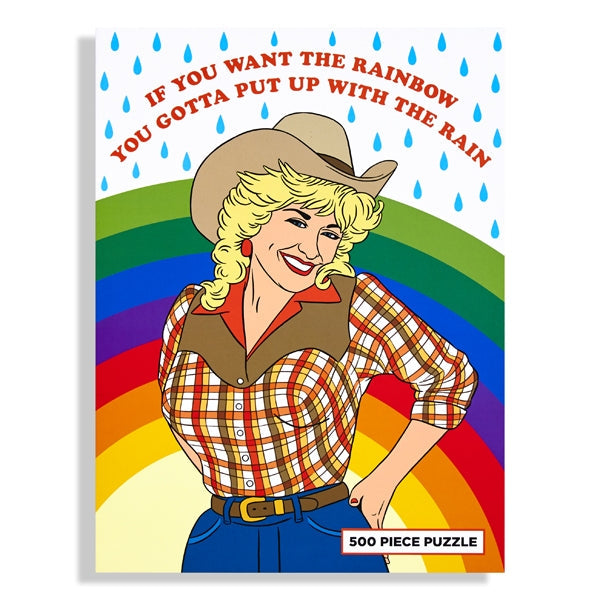 Jigsaw Puzzle: Dolly Parton Rainbow