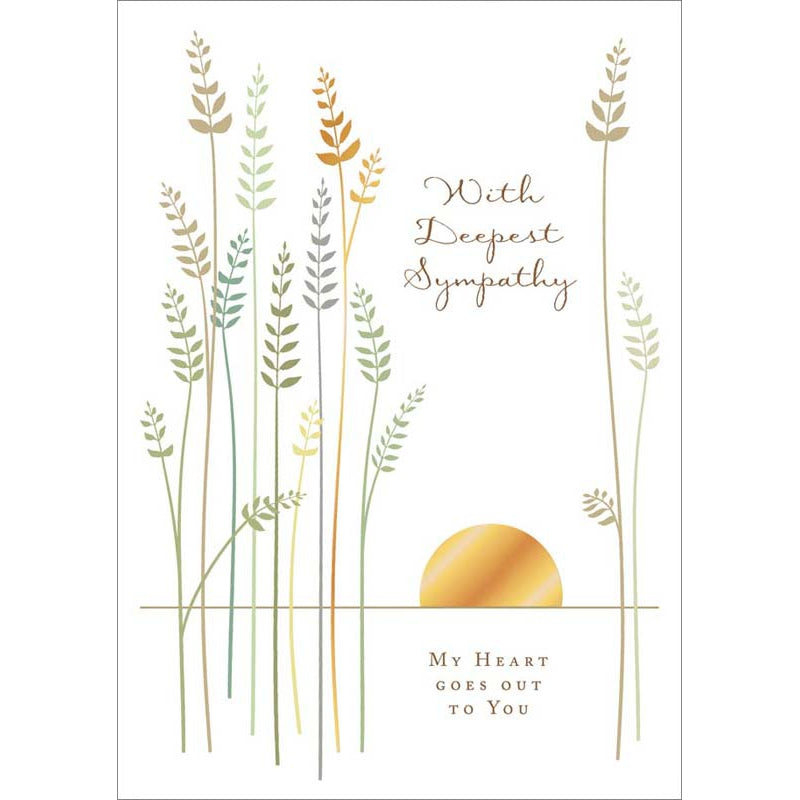 Wheat - Sympathy Card