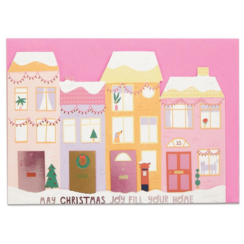 Christmas Row Homes - Christmas Card
