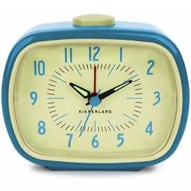 Retro Alarm Clock Blue clock