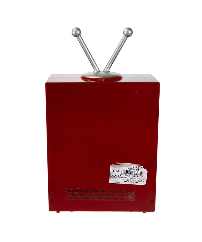 Rudolph The Red Nose Reindeer® and Santa LED Musical TV and Swirl Water Table Piece - Just Fabulous Palm Springs