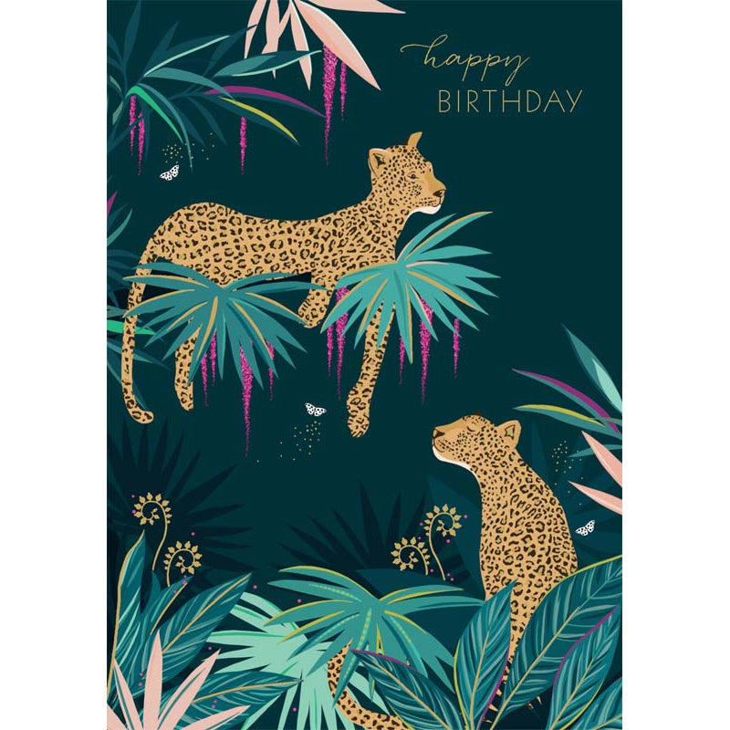 Cheetahs Birthday Card