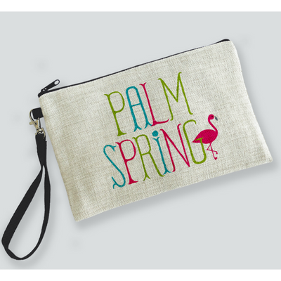 Flamingo Palm Springs Zipper Bag bag