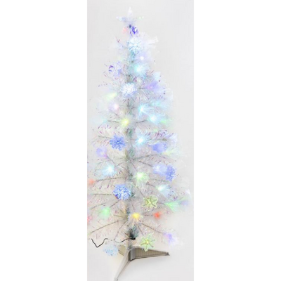 Snowflake Iridescent Tree LED 4' x-mas tree