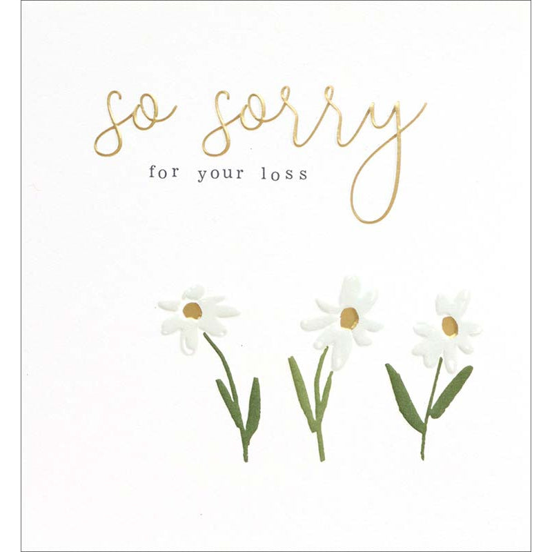 Daisies Sympathy Greeting Card