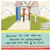 I Am Home Love Greeting Card - Just Fabulous Palm Springs