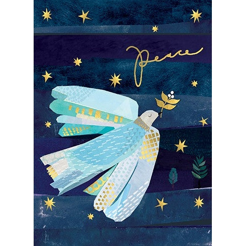 Angel Dove Holiday Card